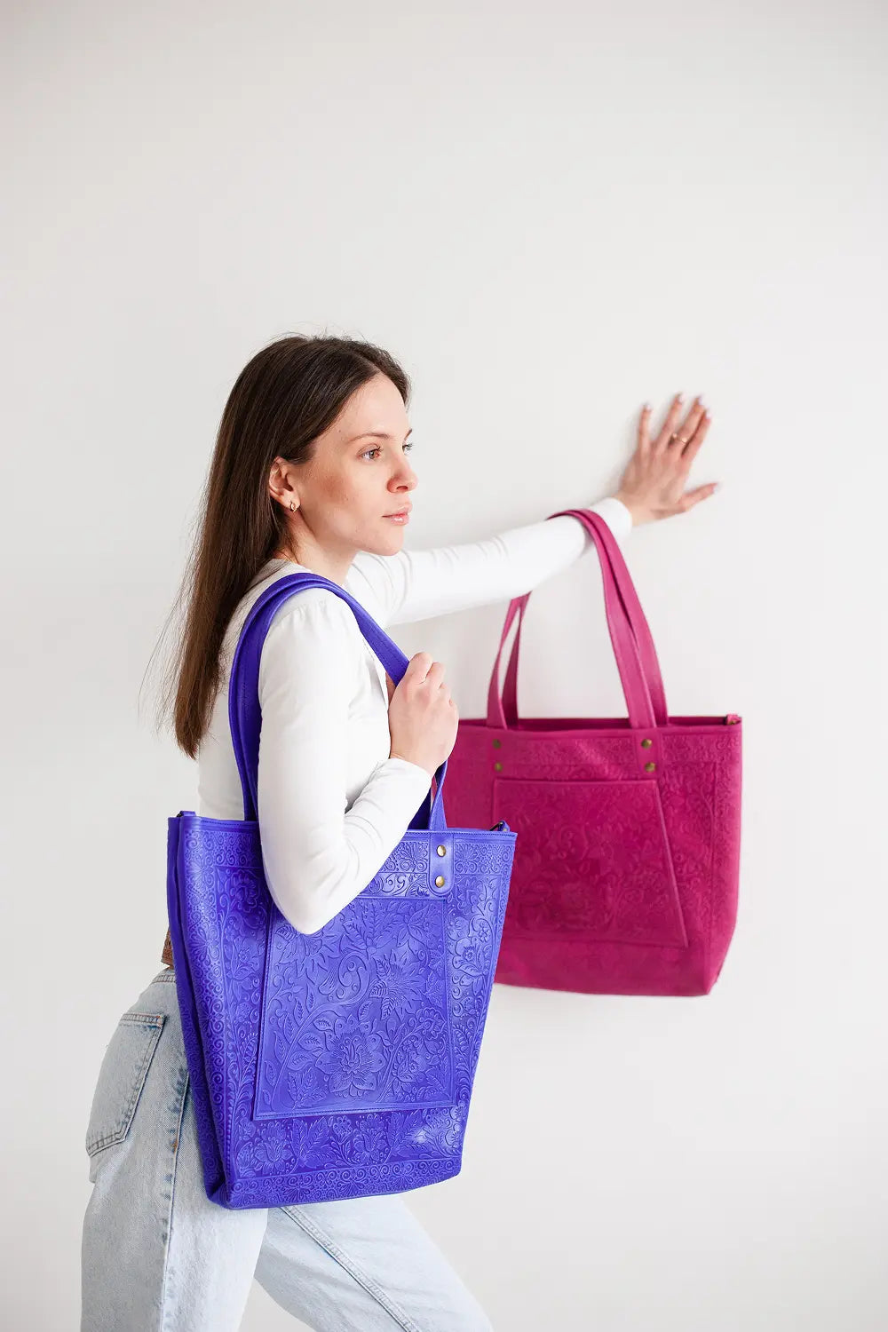 Flower Shopper Bag
