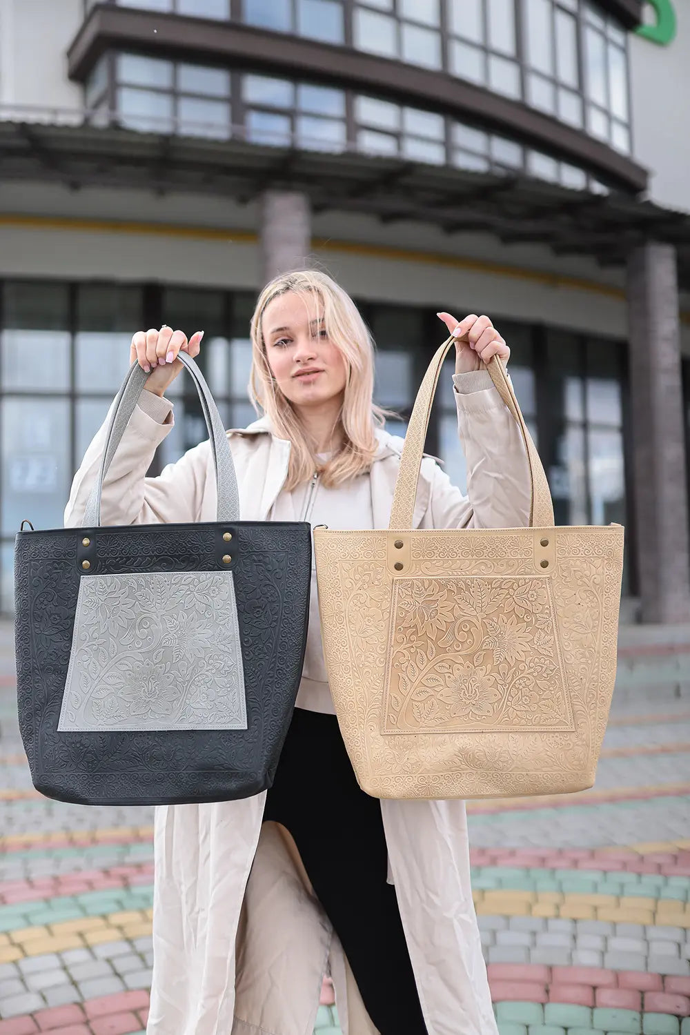Flower Shopper Bag