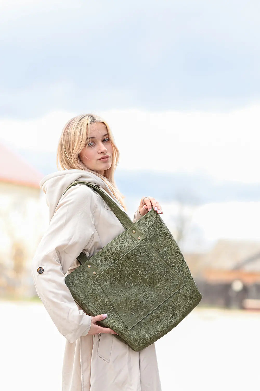 Flower Shopper Bag