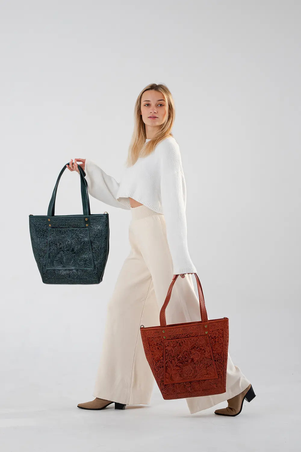 Flower Shopper Bag