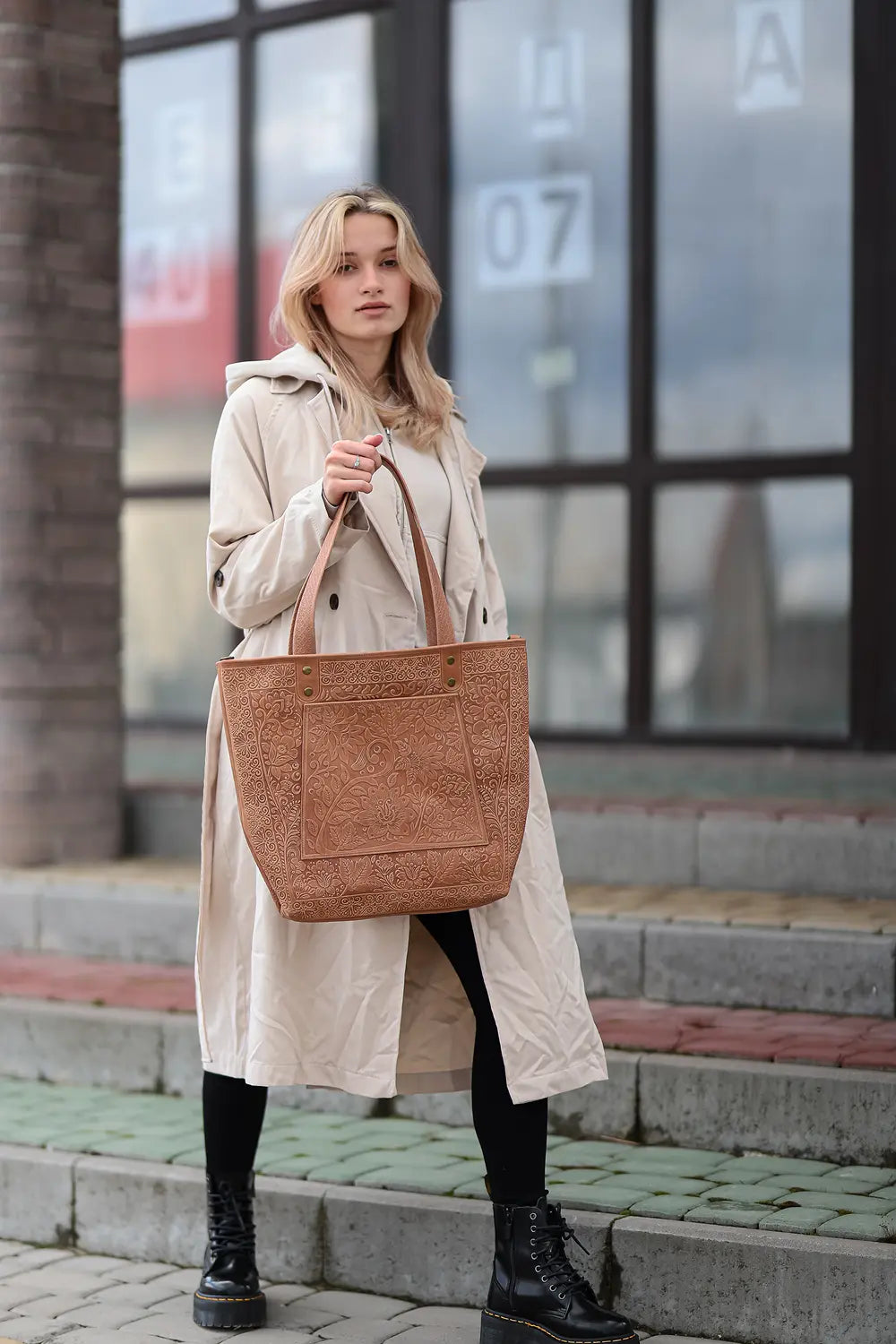 Flower Shopper Bag