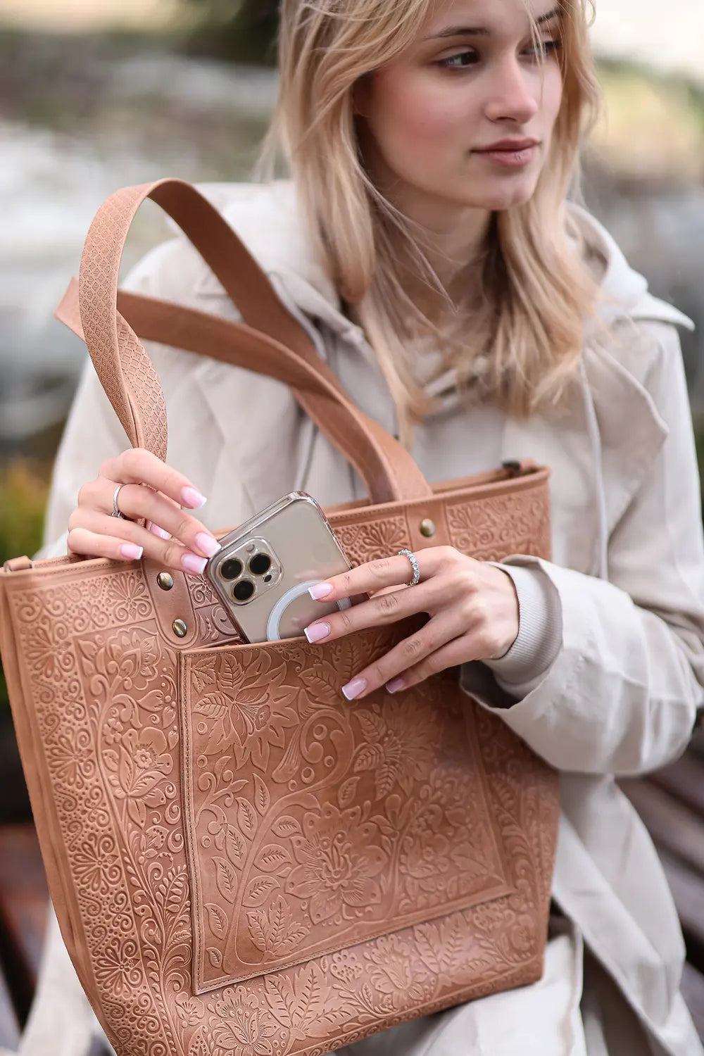 Flower Shopper Bag