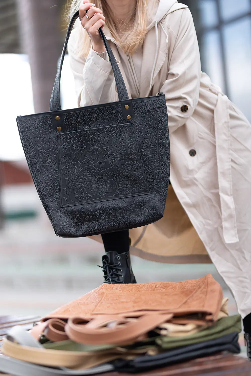 Flower Shopper Bag
